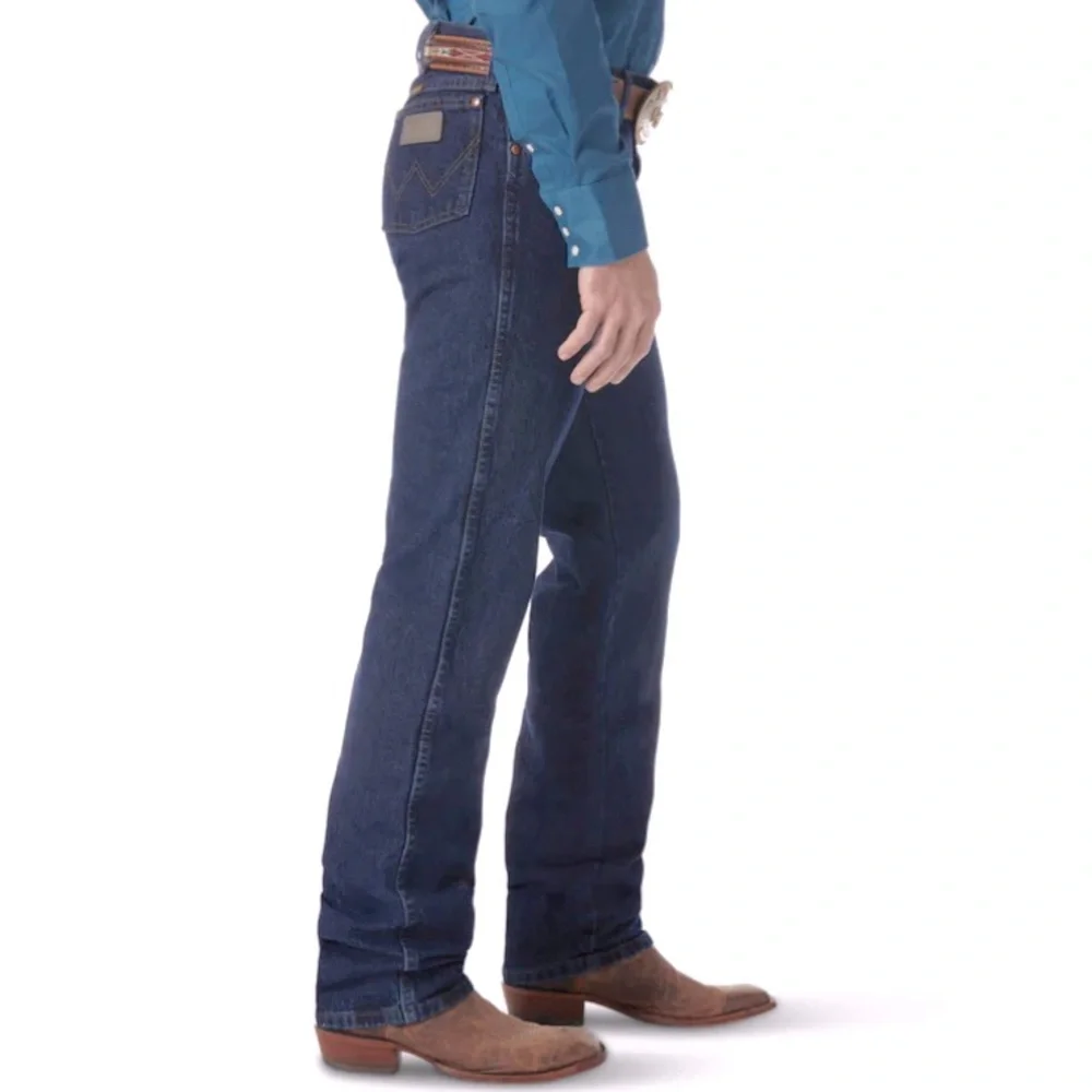 WRANGLER® COWBOY CUT® ORIGINAL FIT JEAN IN DARK STONE SIZE 40 X 30 💙EUC💙